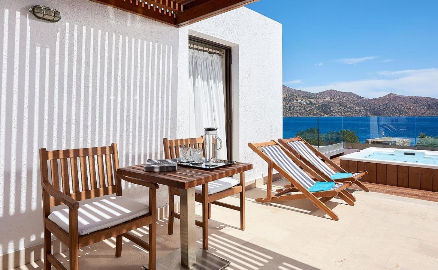 St. Nicolas Bay Resort Hotel & Villas Agios Nikolaos Exterior foto